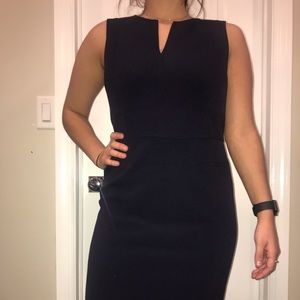 Classic navy blue dress